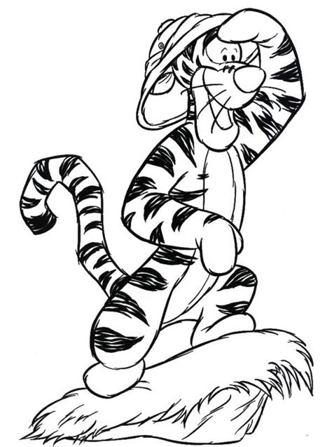 Winnie The Pooh Tigger Coloring Coloring Pages