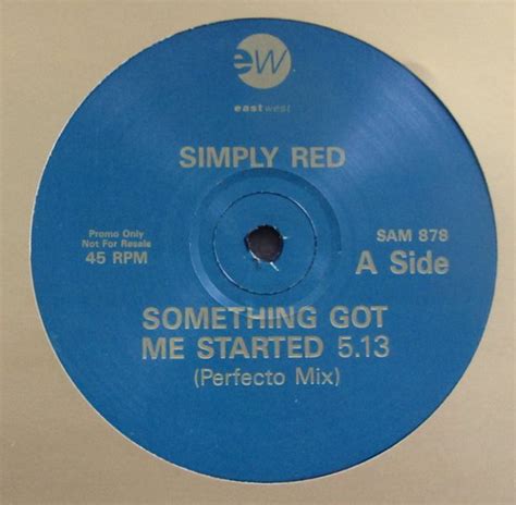 simply red something got me started 1991 vinyl discogs
