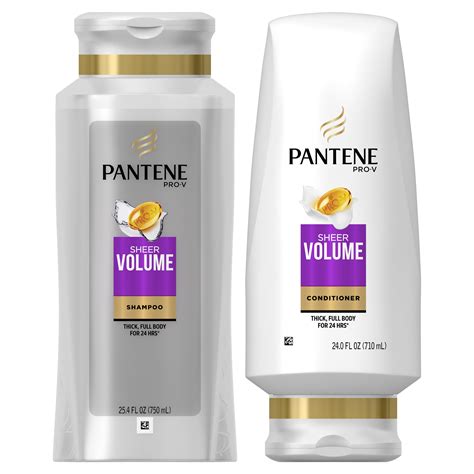 Pantene Shampoo And Conditioner Set Sheer Volume 24 254 Fl Oz