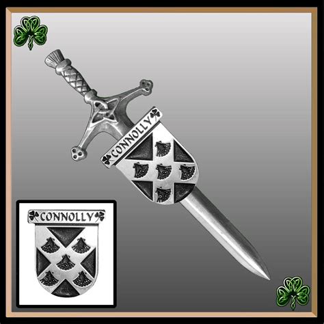 Connolly Irish Coat Of Arms Shield Kilt Pin Islkp Etsy