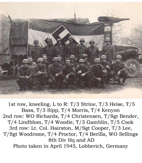 8th Armored Division Photos