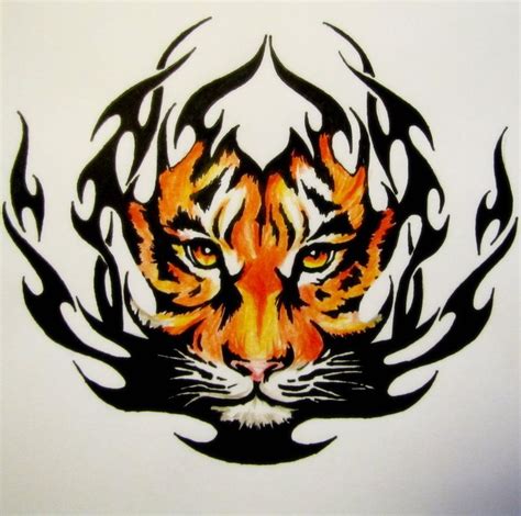 Tribal Tiger Dibujos Tribales Tatuajes De Animales Tatuaje Maori