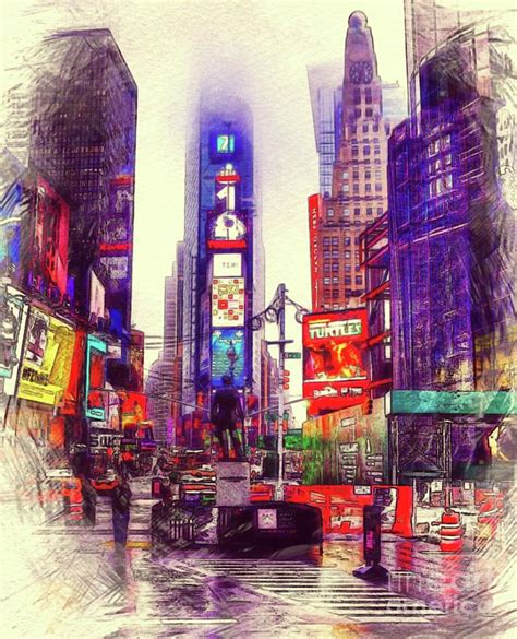 Times Square New York City Painting By Esoterica Art Agency Fine Art