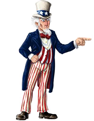 We Want You Uncle Sam Black And White Clip Art Library