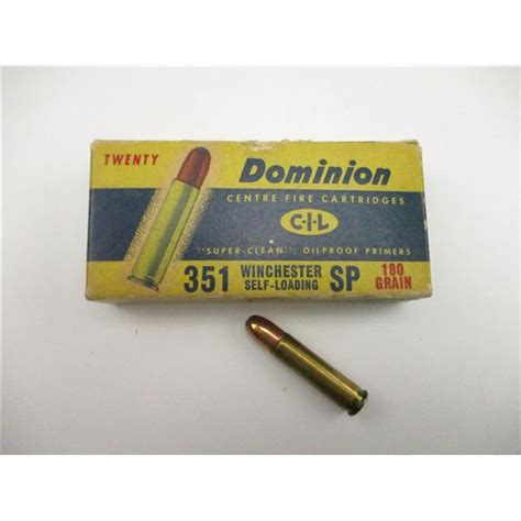Dominion 351 Winchester Self Loading Collectible Ammo