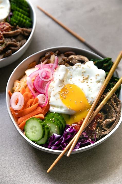 Don't worry, having korean no.1 fried kyochon has distinguished themselves from other fast food chain since the very beginning. Easy Korean Beef Bibimbap | Recipe | Bibimbap recipe ...