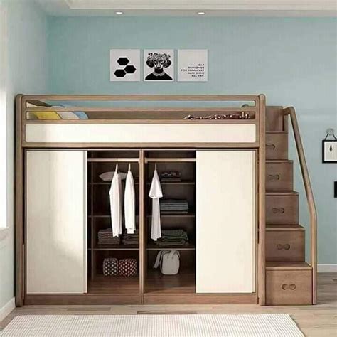 Loft Bed With Wardrobe Furniture And Home Living Furniture Bed Frames And Mattresses On Carousell