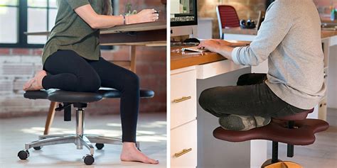 you can get an office chair that lets you sit cross legged at your desk