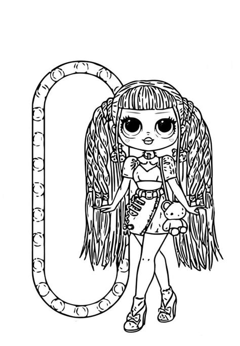 Lol Omg Shadow Coloring Page Free Printable Coloring Pages For Kids