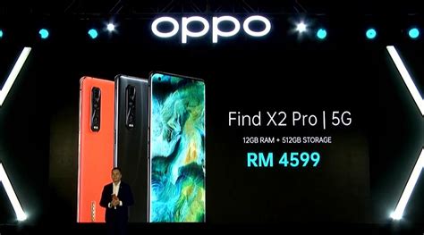 The oppo smartphone in malaysia: Oppo Find X2 is priced the same as the Galaxy S20+ in Malaysia