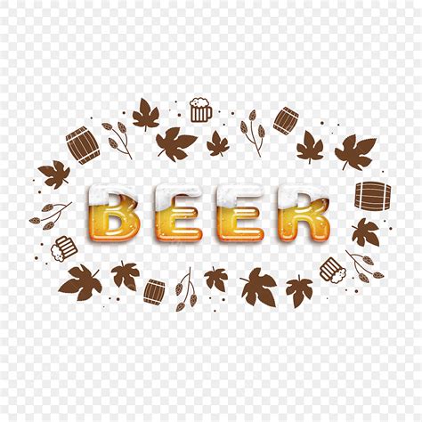 Beer Font Png Vector Psd And Clipart With Transparent Background For