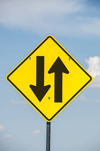 Best Two Way Traffic Sign Stock Photos Pictures And Royalty