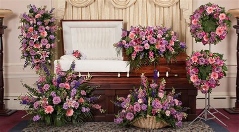 Soft Colored Traditional Funeral Service Flowers