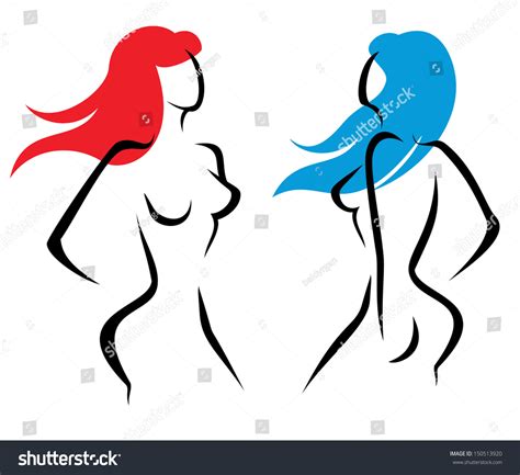 Sexual Woman Set Vector Silhouettes Stock Vector Royalty Free 150513920 Shutterstock