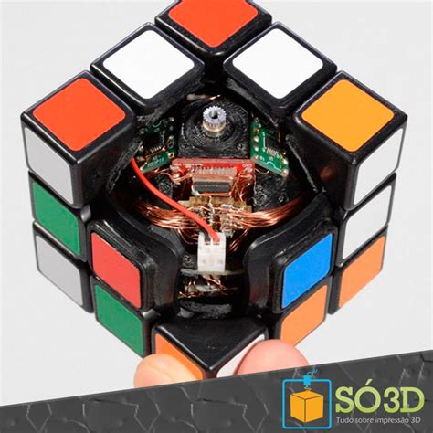 Cubo Magico Se Resolve Sozinho Só 3d Tudo Sobre Impressão 3d