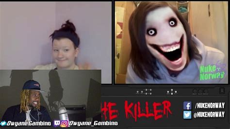 jeff the killer returns omegle scare prank reaction youtube