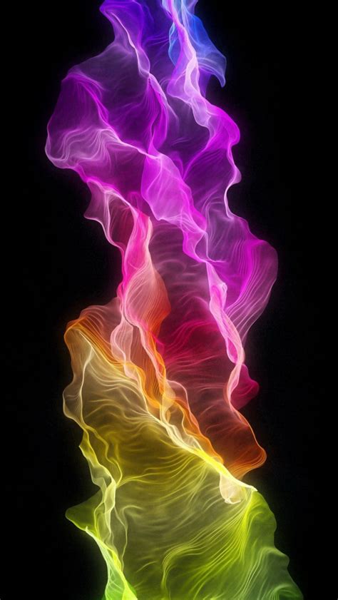 Abstract Gradient Color Smoke Wallpaper Free Iphone