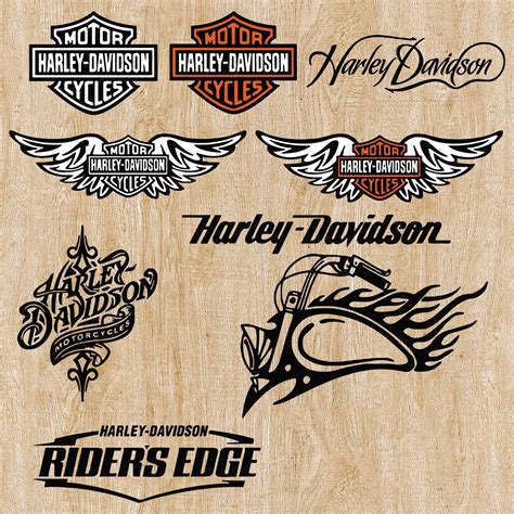 Cricut Cut Files Svg Cutting Files Harley Davidson Logo 1 Logo
