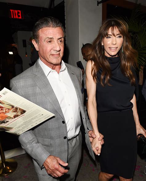 Jennifer Flavin And Sylvester Stallone Leaves Mama Shelters Restaurant