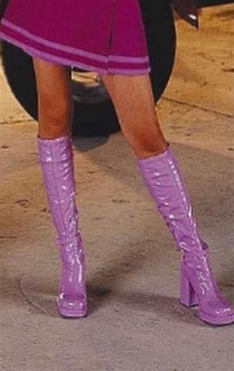 Daphnes Boots Scooby Doo Gogo Boots Purple Boots Cute Boots