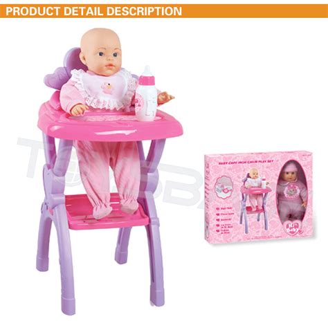 See more ideas about chair, plastic chair, chair design. Plastic High Chair With New Born Baby Doll - Buy New Born ...