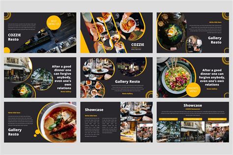 Cozzie Restaurant Powerpoint Template By Stringlabs Thehungryjpeg