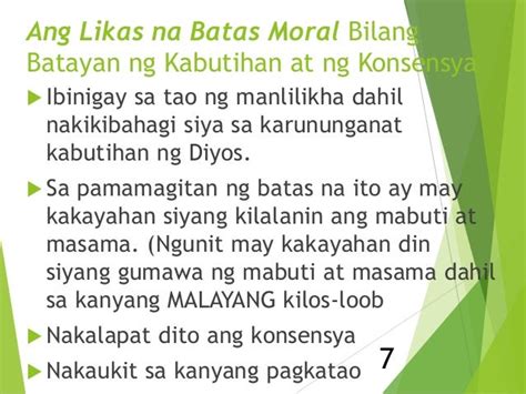 Paghubog Ng Konsensiya Batay Sa Likas Na Batas Moral Otosection