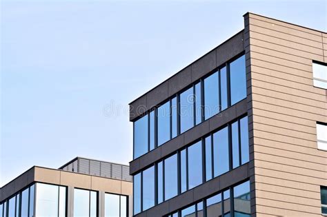 Glass Walls Of A Office Building Business Background Stock Photo