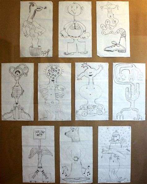Exquisite Corpse An Inspiring Drawing Game A Prompt For Making Art