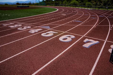 Track And Field Turn Free Stock Photo Public Domain Pictures