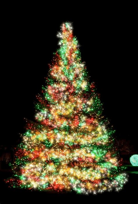 Sparkling Christmas Tree Christmas Tree Gif Glitter Christmas