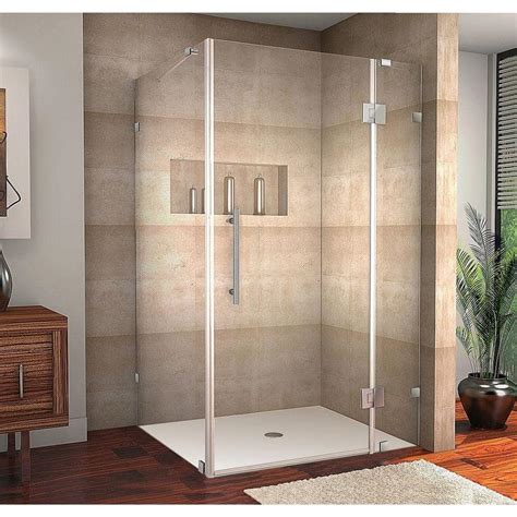 Aston Avalux 48 In X 34 In X 72 In Completely Frameless Shower Enclosure In Chrome Sen987 Ch