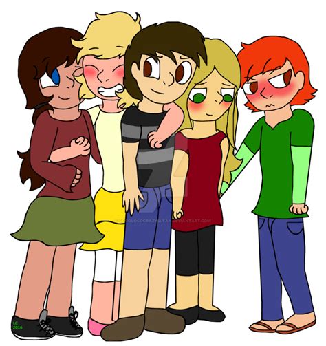 Cartoon On Net Cartoon Group Of 4 Friends