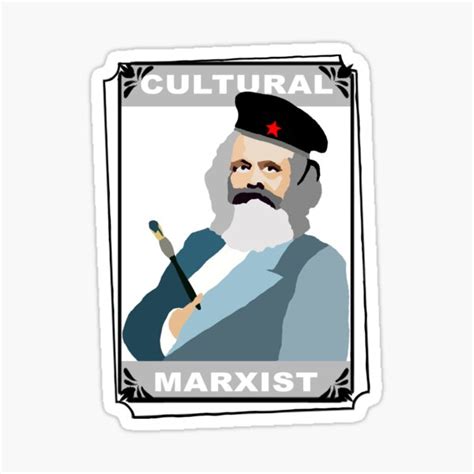 Cultural Marxist Paintbrushes For The Proletariat Sticker For Sale