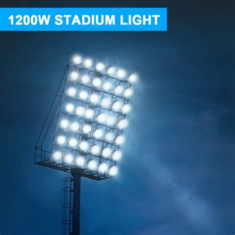 Football Stadium Flood Lights 1200w Ip65 5000k 100 277vac With 156