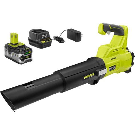 ryobi 110 mph 410 cfm 18 volt one brushless lithium ion cordless variable speed jet fan 4ah