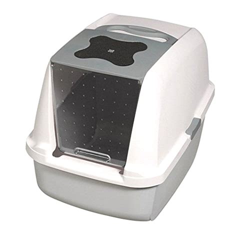 Cat Litter Trays Catit Hooded Covered Toilet Boxes Pan Scoops