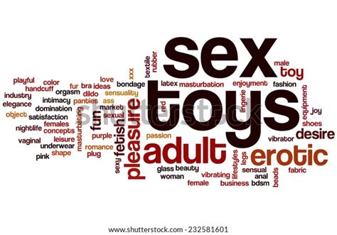 Sex Toys Word Cloud Concept Stock Illustration 232581601