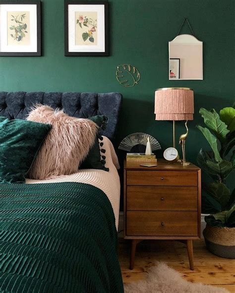 Howwelive On Instagram “wow The Deep Green Bedroom Of Harrisonnateandme From Liverpool