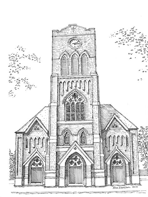 Gothic Architecture Drawing ~ Gothic Architecture Drawing Simple