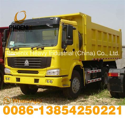 China 371hp Fairly Used Sinotruck Howo Truck 6x4 Dump Truck 10 Wheels