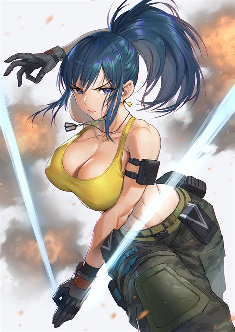 Leona Heidern The King Of Fighters And More Drawn By Mhk