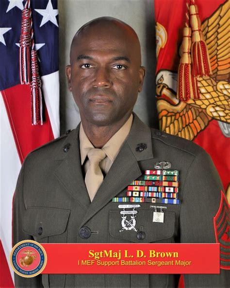 Sgt Maj Lynn D Brown I Marine Expeditionary Force Leaders