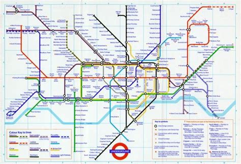 Pocket Underground Map No 1 1987 London Transport Museum