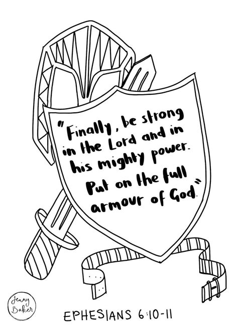 Ephesians 617 Bible Verse Coloring Page Images And Photos Finder