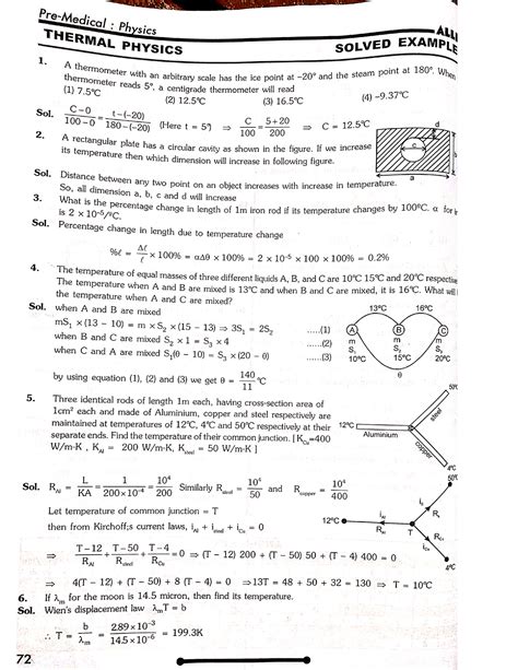 Thermal Physics Question And Answers Neet Studocu