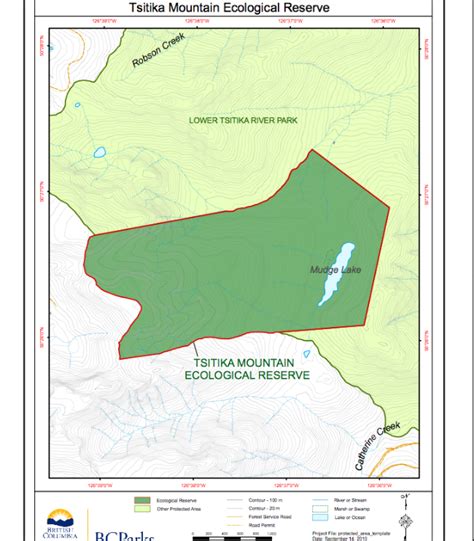 Tsitika Mountain Ecological Reserve Map Friends Of Ecological Reserves