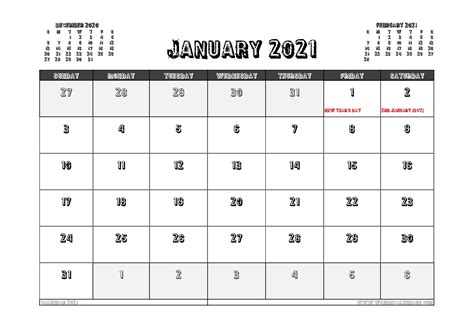 Free Calendar Uk 2021 Calendar Printables Free Blank