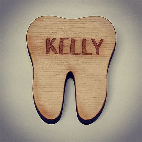 This Is The Front Side With Customized Name For Our Tooth Style Name