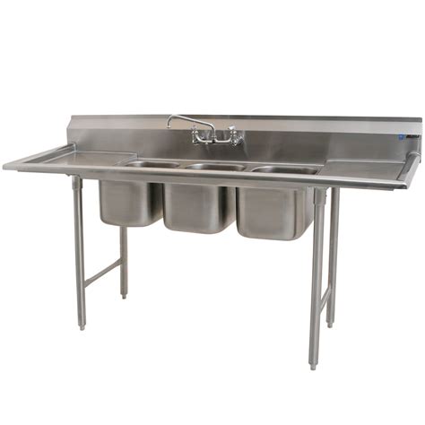 Eagle Group 310 10 3 18 Three Compartment Stainless Steel Commercial